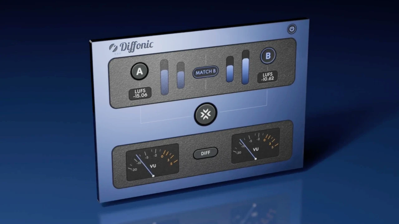 Diffonic Audio Comparison Plugin - Blind Test Tool with LUFS Matching